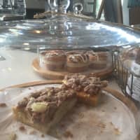 <p>Humbled Coffeehouse&#x27;s top seller--crumb cake.</p>