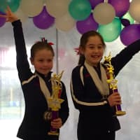 <p>Darien YMCA Level 3 gymnasts Ellie Davies and Anna Altier were both All Around Champions for their age group at the 2016 State Championships.</p>