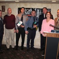 <p>Rockland County Executive Ed Day and Rockland County Sheriff Louis Falco recognized 24 police officers who have made a significant impact in supporting local efforts to eliminate drunk driving.</p>