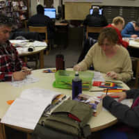 <p>Various ages show up for Adult Coloring at Lodi Memorial Library .</p>