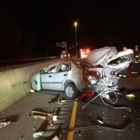 <p>A look at the crash scene.</p>