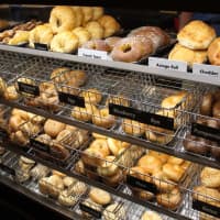 <p>Manhattan Bagel offers a variety of different types of bagels.</p>