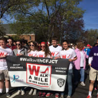 <p>Walk a Mile in Her Shoes steps off in Fairfield on Saturday.</p>