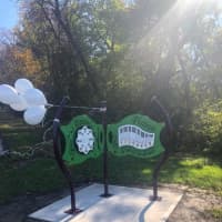 <p>A piano piece honors the late teacher at the park as well.</p>