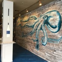 <p>The sea plays a huge part in the motif at Saltwater Restaurant in Norwalk.</p>
