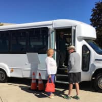 <p>Show funds purchased this bus for the Weston Center for Senior Activities</p>