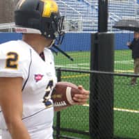 <p>Faustino &quot;Fonz&quot; Saucedo, starting quarterback for the Pace University football team, engineered two key Super Bowl maneuvers filmed by a team of producers/360-technicians from Sports Illustrated on Thursday at their Pleasantville stadium.</p>
