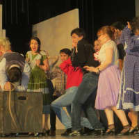 <p>A scene from &quot;9 to 5!&quot; being performed by Port Chester High School&#x27;s Drama Club this week.</p>