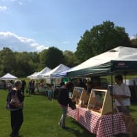 <p>Sunny skies made Thursday a great day to visit the Trumbull Farmers Market.</p>