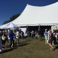 <p>Crowds at the 2016 Greenwich Wine + Food Festival.</p>