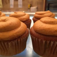 <p>Pumpkin cheesecake cupcake are a seasonal special at Mr. Cupcakes in Hackensack and Oradell.</p>