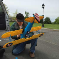 <p>Steve Edkins prepares a model plane for flight at Redding&#x27;s Meadow Ridge Tuesday.</p>