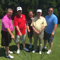 <p>Sword &amp; Shield Co-Chair Greg Matera and his foursome</p>