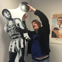 <p>Community members relive athletic history at an exhibit in Englewood. </p>