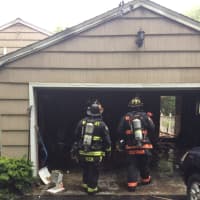 <p>A generator fire caused extensive damage to a garage at a Lookout Lane home in Westport Thursday.</p>