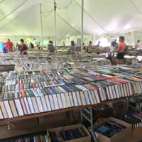 <p>The 57th annual Pequot Library Summer Book Sale is being held this weekend under the big tent on the library lawn.</p>