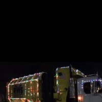 <p>This garbage truck from RWS is decked out for the Christmas.</p>