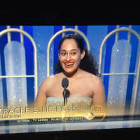 <p>Tracee Ellis Ross won the &quot;Best Actress&quot; Golden Globes award for her &quot;Black-ish&quot; role.</p>