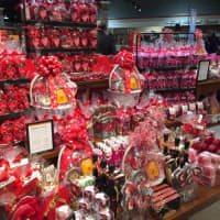 <p>Valentine&#x27;s Day display at Balducci&#x27;s in Rye Brook. Candy is a big part of the market&#x27;s business.</p>