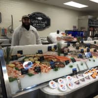 <p>Ready to take orders at the seafood counter called &quot;Top of the Catch&quot; at Balducci&#x27;s in Rye Brook.</p>