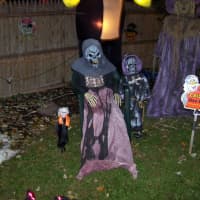 <p>Congers resident Manuel Gutierrez likes decorating his house for Halloween.</p>