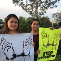 <p>UConn-Stamford juniors Stefanie Ortiz and Jesica Alarcon show their support for Dreamers. &#x27;I believe everyone deserves a chance at a better life,&#x27; Ortiz said. Alarcon said DACA offers &#x27;an amazing opportunity to pursue the American Dream.&#x27;</p>