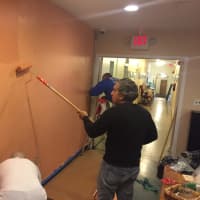 <p>Volunteers from St. Matthew&#x27;s Church Knights of Columbus Council No. 14360 recently worked to paint areas of Good Counsel Malta House in Norwalk</p>