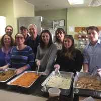 <p>St. Matthew Knights of Columbus and Catholic Daughters serve Thanksgiving Dinner to Homes for the Brave residents</p>