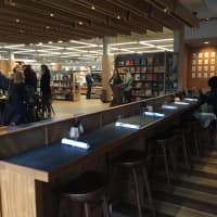 <p>There&#x27;s plenty of room to plug in -- and enjoy the food -- at the new Barnes &amp; Noble Kitchen in Scarsdale.</p>