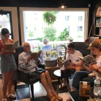 <p>Jeffrey Tambor at Little Joe&#x27;s Coffee &amp; Books.</p>