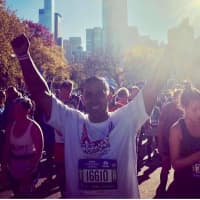 <p>Bergenfield firefighter Sam Sukool ran the New York City Marathon in 4 hours and 47 minutes.</p>