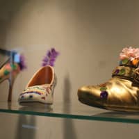 <p>Shoes from the Baring Our Souls Exhibit</p>
