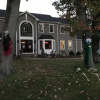 <p>The Brazofsky Halloween home in Trumbull.</p>