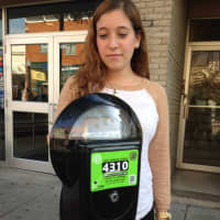 <p>Amit Vogel, 17, is hopeful that a new parking deck will help her save time when she visits downtown Ridgewood.</p>