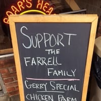 <p>The sign outside Shortrounds Deli in Emerson Wednesday.</p>