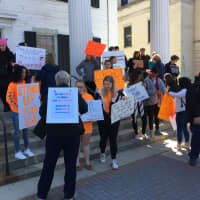 <p>Students and alumni from several area schools led a rally against gun violence held for two hours Saturday at the old Putnam County Courthouse in Carmel.</p>