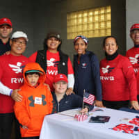<p>Team Red, White and Blue, comprised of voluteers and veterans, connect veterans throughout the county. </p>