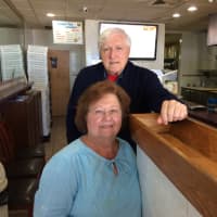 <p>Marie and Eddie Quinn stop in to Torino&#x27;s Pizza for lunch in Rochelle Park.</p>