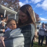 <p>Baby Logan Belthoff and mom Laurie of New Milford.</p>