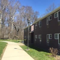 <p>The SUNY Purchase College dormitory where an argument began during a barbecue party on Sunday. A suspect displayed a gun before running off into the woods, pursued by campus and Harrison police.</p>