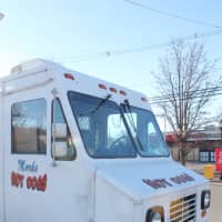 <p>Mark Butler parks his Bergenfield hotdog truck on Portland Ave. throughout the year. </p>