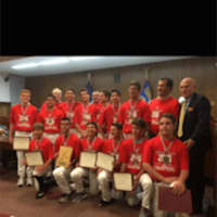 <p>Harrison Babe Ruth district champs being honored by Mayor Ron Belmont in September.</p>