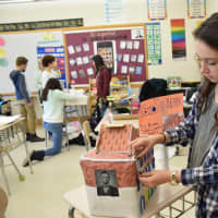 <p>The students had been learning how to apply the Pythagorean theorem and distance formula and used their newly acquired knowledge to calculate distances between the Washington Monument and other important buildings.</p>