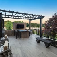 <p>The outdoor living space is one of the many luxury features of the Toll Brothers&#x27; Reserve at Franklin Lakes.</p>