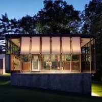<p>This house designed by Philip Johnson is up for sale for $12 million.</p>