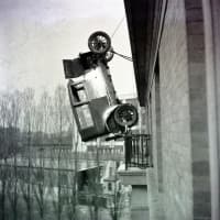 <p>In this 1936 prank, MIT students hoisted someone&#x27;s car.</p>