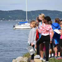 <p>Main Street School students spent the day studying the Hudson River and surroundings during a Sept. 25 science field trip to Matthiessen Park. </p>