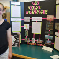 <p>John Jay Middle School student Bella Rumack participates in the Learning Celebration.</p>