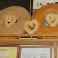 <p>Who says bagels aren&#x27;t sweet? JV Hot Bagels in Yorktown has some heart-shaped ones for your honey.</p>