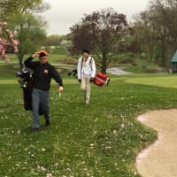 <p>Mamaroneck freshman Jake Silverman tearing up the links in a recent Tigers&#x27; golf match. He&#x27;s a member of the winning high school varsity golf team.</p>